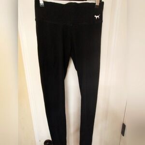 Victoria's Secret Pink Yoga Leggings Black